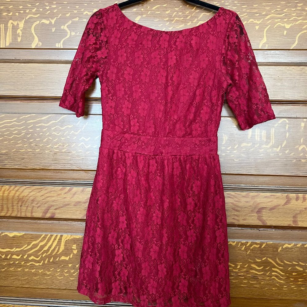 Red Lace Dress